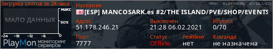 баннер для сервера ark. [ESP] MANCOSARK.es #2/THE ISLAND/PVE/SHOP/EVENTS - (v321.1)