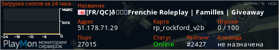 баннер для сервера garrysmod. [FR/QC]💎Frenchie Roleplay | Familles | Giveaway