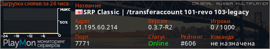 баннер для сервера crmp. SRP Classic | /transferaccount 101-revo 103-legacy