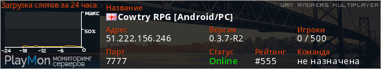 баннер для сервера samp. Cowtry RPG [Android/PC]
