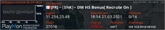 баннер для сервера cs. [FR] ~|ShK|~ DM HS Bonus[ Recrute On ]