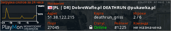 баннер для сервера cs. [PL | DR] DobreWafle.pl DEATHRUN @pukawka.pl