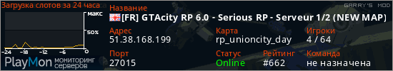 баннер для сервера garrysmod. [FR] GTAcity RP 6.0 - Serious RP - Serveur 1/2 (NEW MAP)