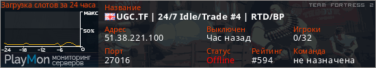 баннер для сервера tf2. UGC.TF | 24/7 Idle/Trade #4 | RTD/BP