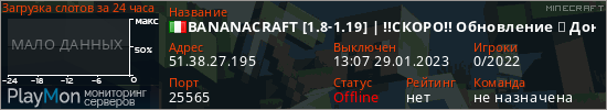 баннер для сервера minecraft. BANANACRAFT [1.8-1.19] | !!СКОРО!! Обновление ❤ Донат -> Banana-Craft.su