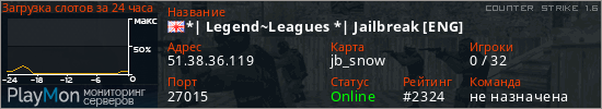 баннер для сервера cs. *| Legend~Leagues *| Jailbreak [ENG]