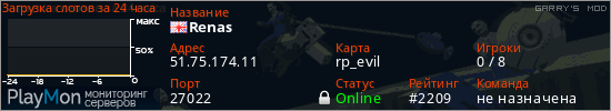баннер для сервера garrysmod. Renas