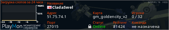 баннер для сервера garrysmod. CladaSwel