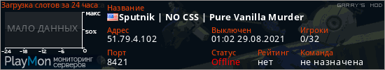 баннер для сервера garrysmod. Sputnik | NO CSS | Pure Vanilla Murder