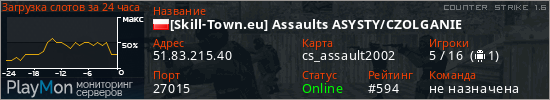 баннер для сервера cs. [Skill-Town.eu] Assaults ASYSTY/CZOLGANIE