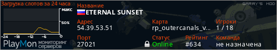 баннер для сервера garrysmod. ETERNAL SUNSET