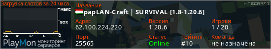 баннер для сервера minecraft. papLAN-Craft | SURVIVAL [1.8-1.20.6]