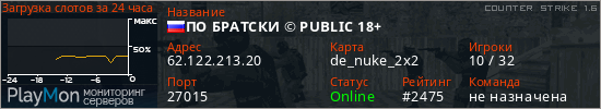 баннер для сервера cs. ПО БРАТСКИ &copy; PUBLIC 18+