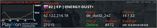 баннер для сервера cs. #2 [-EP-]-ENERGY-DUST+