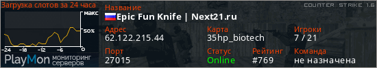 баннер для сервера cs. Epic Fun Knife | Next21.ru