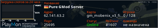 баннер для сервера garrysmod. Pure GMod Server