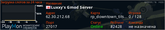 баннер для сервера garrysmod. Luxxy's Gmod Server