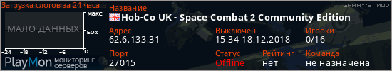 баннер для сервера garrysmod. Hob-Co UK - Space Combat 2 Community Edition