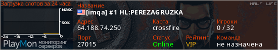 баннер для сервера hl. [imqa] #1 HL:PEREZAGRUZKA