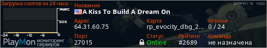 баннер для сервера garrysmod. A Kiss To Build A Dream On