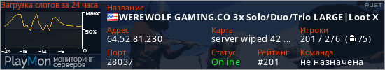 баннер для сервера rust. WEREWOLF GAMING.CO 3x Solo/Duo/Trio LARGE|Loot X3|JUST WIPED