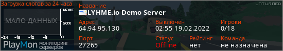 баннер для сервера unturned. LYHME.io Demo Server