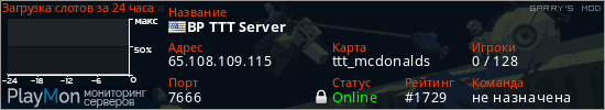 баннер для сервера garrysmod. BP TTT Server