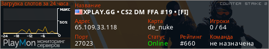 баннер для сервера cs2. XPLAY.GG • CS2 DM FFA #19 • [FI]