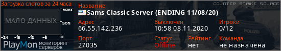 баннер для сервера css. Sams Classic Server (ENDING 11/08/20)