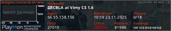 баннер для сервера cs. CBLA at Vimy CS 1.6