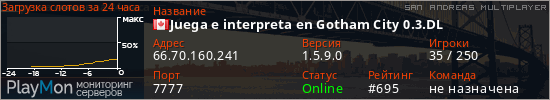 баннер для сервера samp. Juega e interpreta en Gotham City 0.3.DL