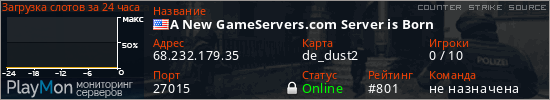 баннер для сервера css. A New GameServers.com Server is Born