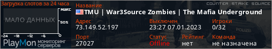 баннер для сервера css. TMU | War3Source Zombies | The Mafia Underground