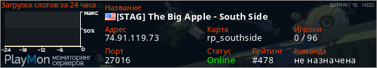 баннер для сервера garrysmod. [STAG] The Big Apple - South Side
