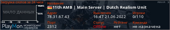 баннер для сервера arma3. 11th AMB | Main Server | Dutch Realism Unit