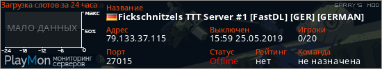 баннер для сервера garrysmod. Fickschnitzels TTT Server #1 [FastDL] [GER] [GERMAN]