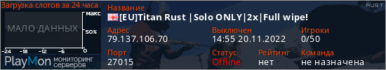 баннер для сервера rust. [EU]Titan Rust |Solo ONLY|2x|Full wipe!