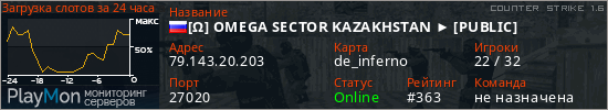 баннер для сервера cs. [Ω] OMEGA SECTOR KAZAKHSTAN ► [PUBLIC]