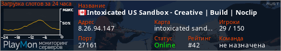 баннер для сервера rust. Intoxicated US Sandbox - Creative | Build | Noclip
