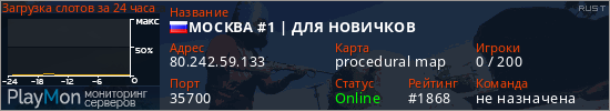 баннер для сервера rust. МОСКВА #1 | ДЛЯ НОВИЧКОВ