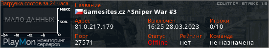 баннер для сервера cs. Gamesites.cz ^Sniper War #3