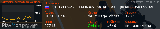 баннер для сервера cs2. ❤️ LUXECS2 - ❄️ MIRAGE WINTER ❄️ [!KNIFE !SKINS !VI