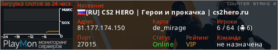 баннер для сервера cs2. [RU] CS2 HERO | Герои и прокачка | cs2hero.ru