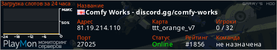 баннер для сервера garrysmod. Comfy Works - discord.gg/comfy-works