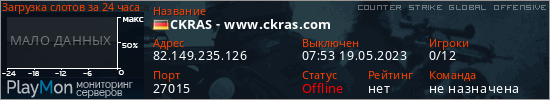 баннер для сервера csgo. CKRAS - www.ckras.com
