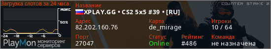баннер для сервера cs2. XPLAY.GG • CS2 5x5 #39 • [RU]