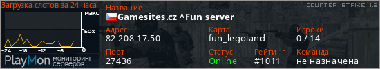 баннер для сервера cs. Gamesites.cz ^Fun server