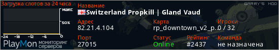 баннер для сервера garrysmod. Switzerland Propkill | Gland Vaud