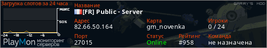 баннер для сервера garrysmod. [FR] Public - Server