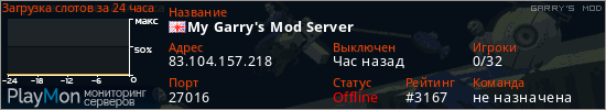 баннер для сервера garrysmod. My Garry's Mod Server